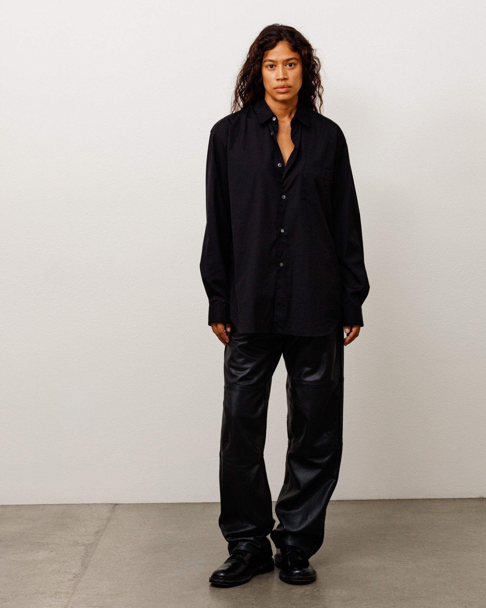 Alternative view of LEATHER MOTO PANT