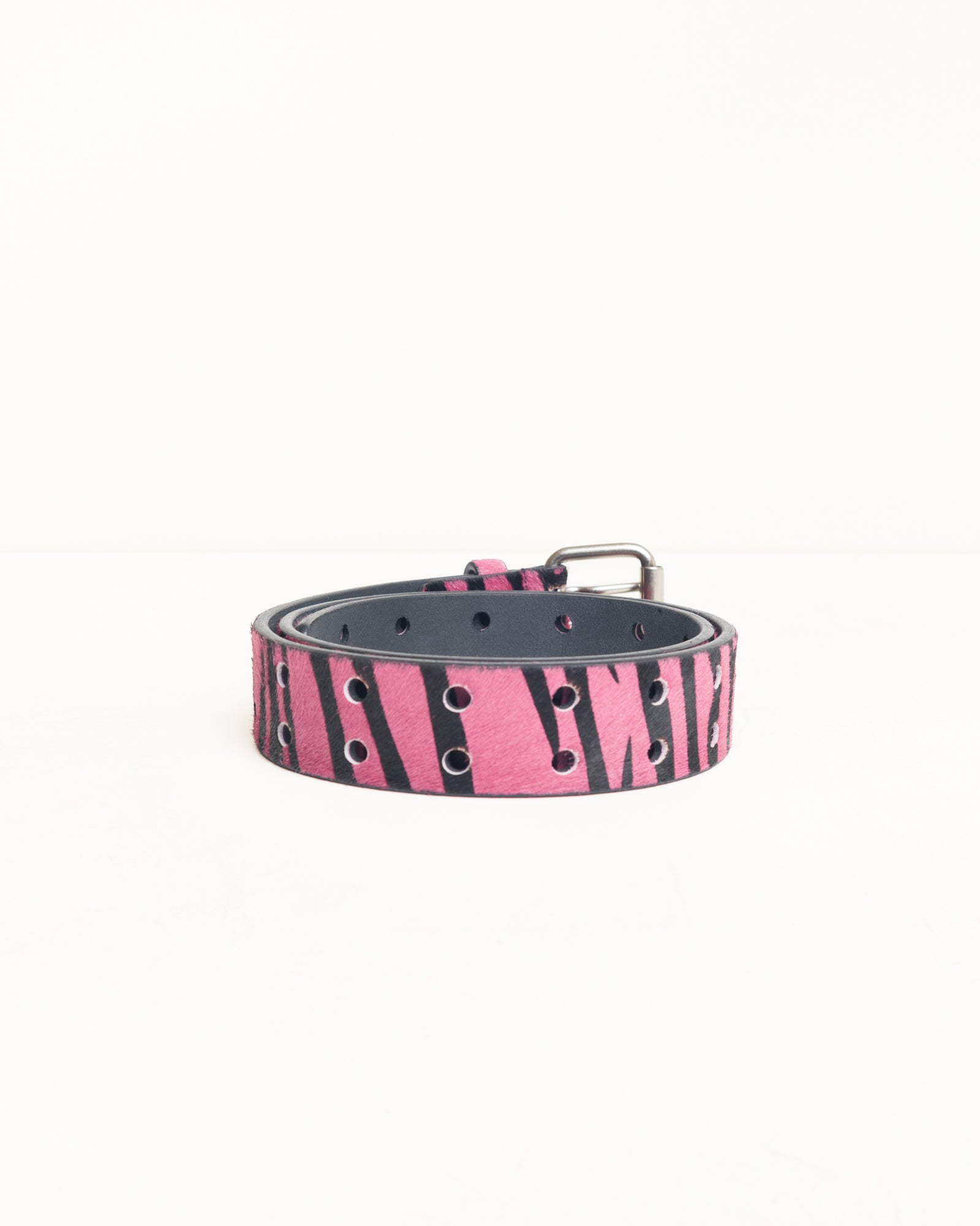 Alternative view of PUNCH OUT LEATHER BELT